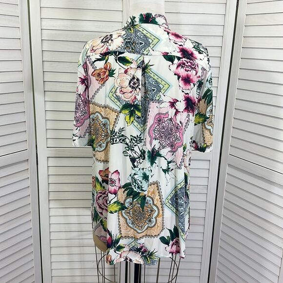 Chico's Silky Soft Tunic Size 3 (16) Short Sleeves - Picture 7 of 16